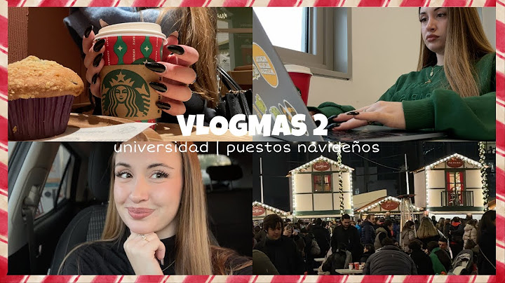 UN DIA EN MI VIDA (VLOGMAS 2🎄🎅🏼) + universidad | puestos navideños, productividad, starbucks.....