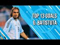 Top 10 Goals - Gabriel Batistuta の動画、YouTube動画。