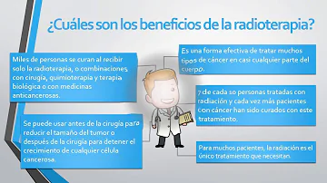 ¿Cómo asen las radioterapias?