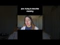 pov: trying to describe masking | mental health acting monologue #acting #mentalhealth #shorts