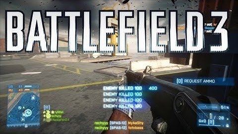 Battlefield 3 - SPAS-12 Gameplay