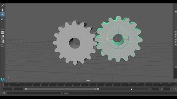 Maya 2018 – Interacting Gear Primitives