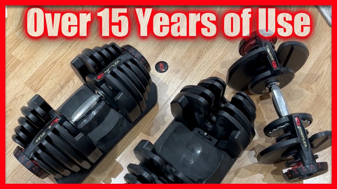 provincie Piraat nul Bowflex SelectTech 1090 Adjustable Dumbbells Review - 15 YEARS LATER -  YouTube