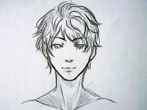 Featured image of post How To Draw A Anime Hair Boy It includes a total of nine hairstyles with step by step drawing examples and instruction for inside the outline of the back top shape draw a pair of lines going from the ears to the shoulders to help define the volume of that part of the hair