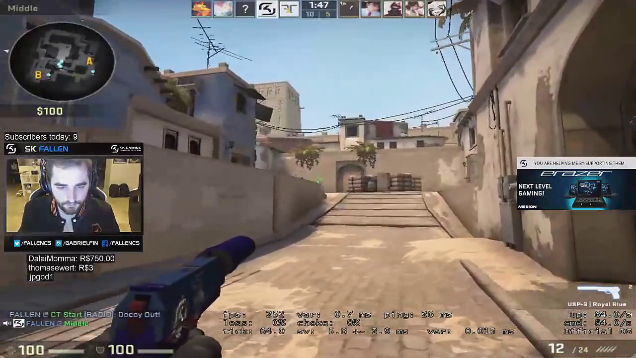 CSGO Best of Fallen Stream Highlights