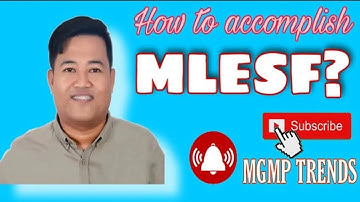 How to accomplish MLESF?|