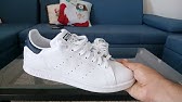 how to bar lace stan smith shoe - YouTube