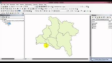 การสร้าง Geodatabase, Feature dataset, Feature Class, Shapefile