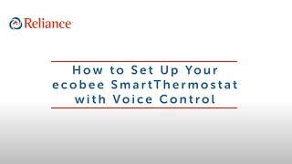 How to Set Up your ecobee SmartThermostat screenshot 1