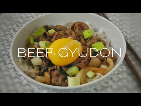 Easy Gyudon (no dashi) | Food Bae