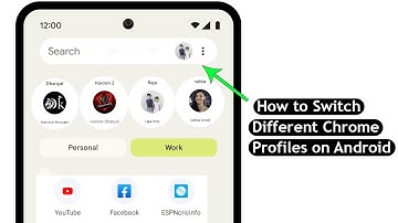 How to switch chrome profiles on android 2023