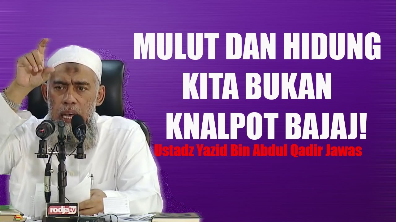 Apakah Rokok Itu Haram Dan Maksiat Ustadz Yazid Bin Abdul Qadir