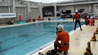 20100729_第39回消防救助技術東近畿地区指導会　技術訓練・水上２