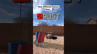 How Different Games Rest… #Gaming #Shorts