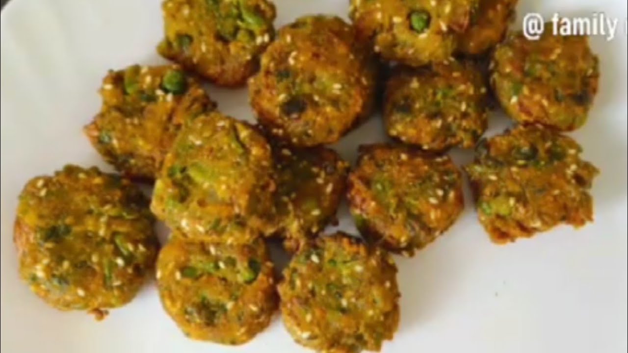 10 Min. Instant Snacks Recipe - Matar pakoda recipe - Easy to make healthy snacks recipe