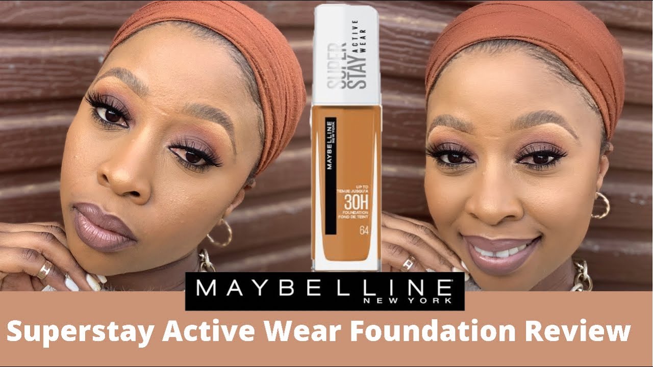 Maybelline superstay active wear foundation / warm bronze / South African  YouTuber/ small YouTuber - YouTube