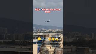 flight✈️indigo10 smooth ran in sky #short #shorts #viral #trending #flight #plen #indigo #virlvideo