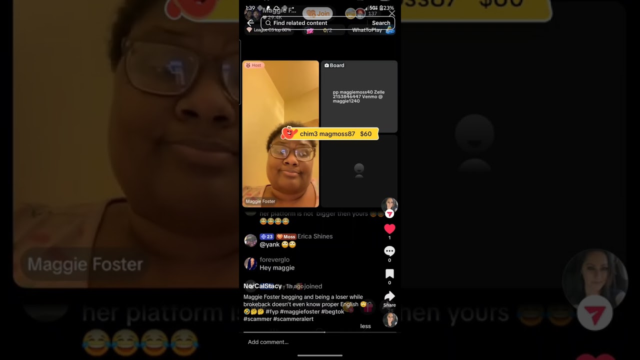 Maggie Foster live March 4 2026 (borrowed)