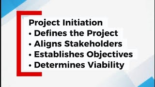 Project Management: Initiation Phase  - Learn how to define project goals &  write charters 