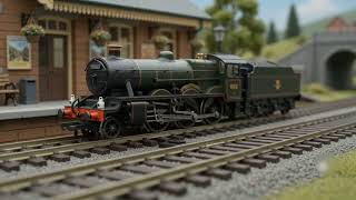 Tiny Railway Station Build 🚂  Miniature DIY Construction Timelapse #youtubevideo #cartoon #train #ai