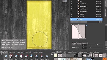 0210 Mudbox 2014 Practical Application Sculpting with a stencil)