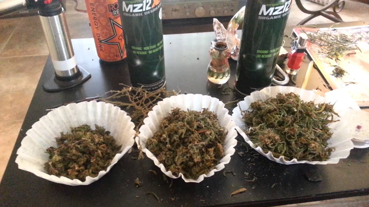 Cannabis Extraction with Dimethyl Ether (DME/methoxymethane/CH3OCH3) - No Butane (1/2)