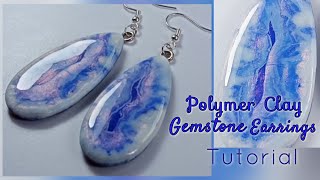 How to Make polymer Clay Gemstone Earrings l LoviCraft