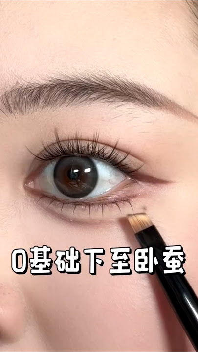 How to Draw Aegyo-Sal Eye Makeup ✨ #makeuptutorial #aegyosal #eyemakeup #shorts #explore #trending #