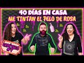 😡 40 DÍAS en CASA #7 ¡MI HIJA me TINTA el PELO de ROSA! ¡BROMA PESADA a mi PADRE! FAMILIA CLODETTAMI