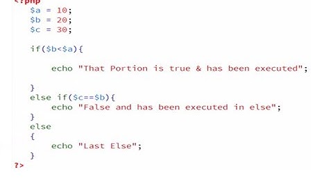 Conditional Statement in PHP,If Else, If Elseif else Ladder,Switch Case | PHP Tutorial for Beginners