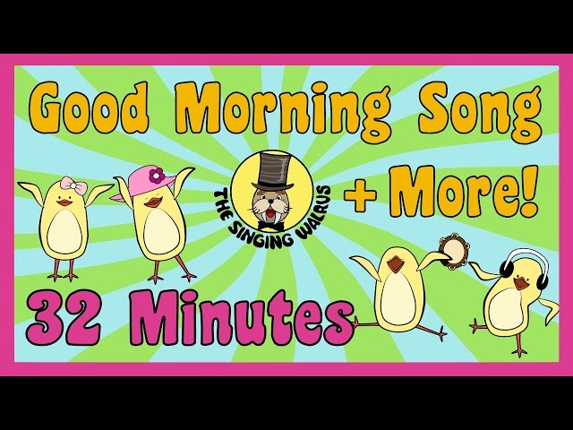 Good Morning Song, Transportation Song and More | Kids Song Compilation | The Singing Walrus class=