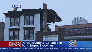 Partial Building Collapse In Park Slope, Brooklyn