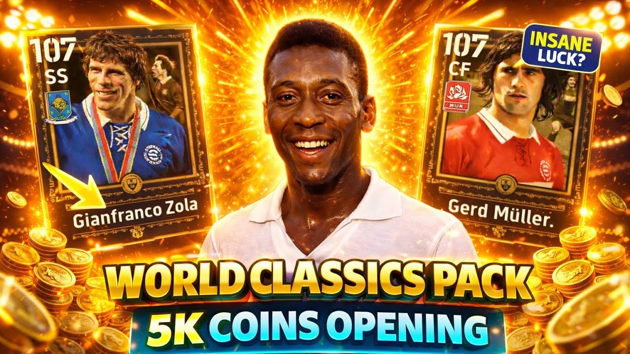 Can I pull one in the first try! 🤔 109 PELÉ + 107 MÜLLER + 107 ZOLA 🤯