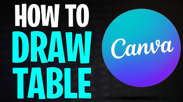 How to Draw a Table in Canva in 2025 (Make a Table on Canva)