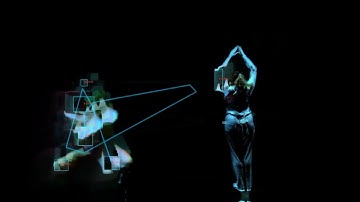 Teaser : Blob Tracking - TouchDesigner & Kinect