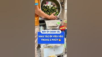 Ép tắc nhanh – Không đắng, không bể hạt! 🍋👌🏻