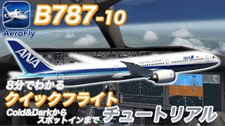 [AeroFly] B787 Quick Flight Tutorial (CoeFont・#SlowExplanation) screenshot 1