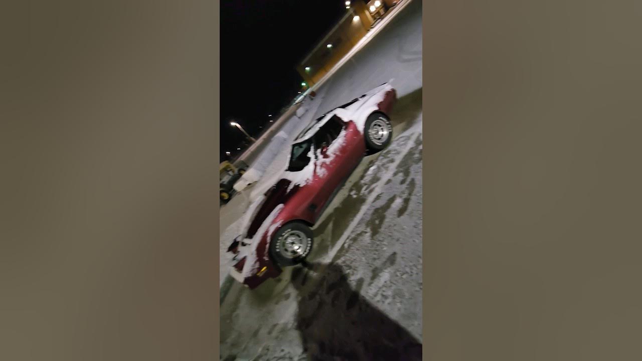 Corvettes vs Snow and Ice snow ice corvette loveyourjourney dumb