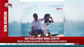 Beyoğlunda Bina Duvarı Çöktü Bir Kişi Enkaz Altında Kaldı A Haber A Haber