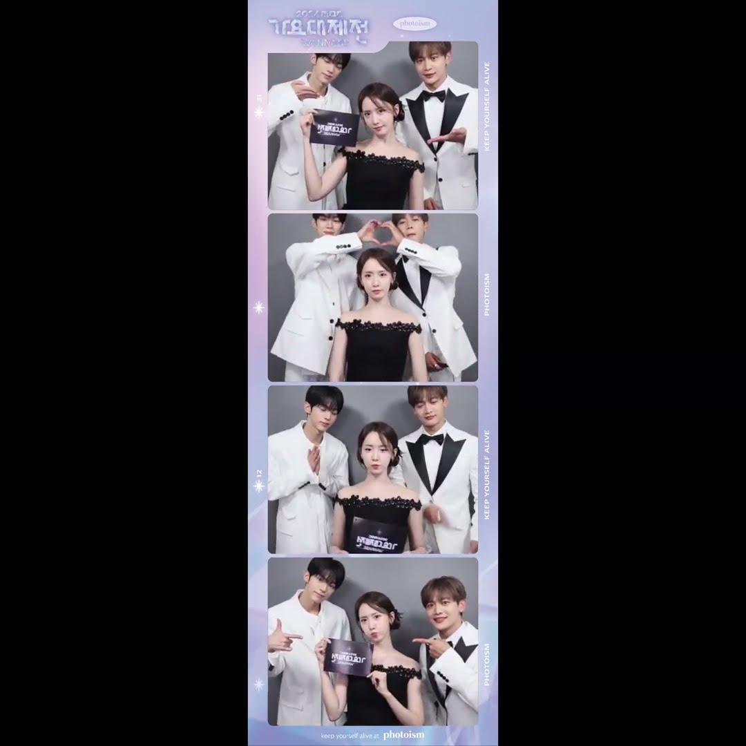 ?2024MBC가요대제전X포토이즘? #3MC #윤아 #민호 #도훈 #GayoDaejejeon2024 #photoism