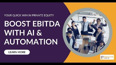 Private Equity Series #2: Harnessing AI & Automation to Boost EBITDA