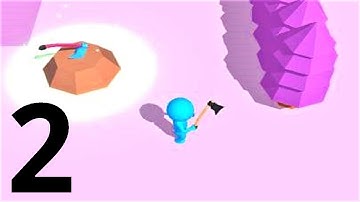 🌲 Lumber Master 🪓 GAMEPLAY Part 2 Pine Forest Level 4 (Android, iOS)