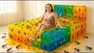 Which Dream Bed Looks Too Good To Be Real? 🍊🥝🛌✨| The Ultimate Satisfying Oddly Asmr Experience screenshot 1