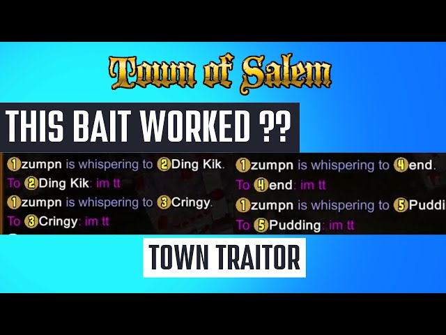 Town of Salem - List of Vet Baits