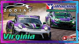 Zodiac iRacing Development League Season 2 Round 3 @ Virginia