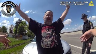 BODYCAM: Drunk Semi-Truck Driver Busted on Ohio Turnpike with 0.253 BAC