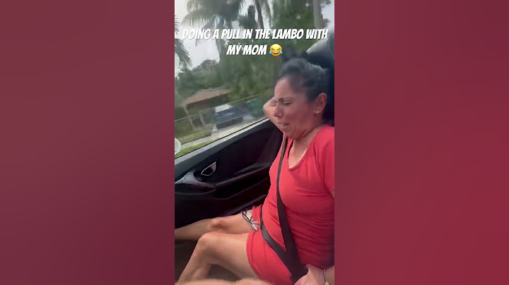 Giving my mom a ride in a LAMBORGHINI!! Must WATCH