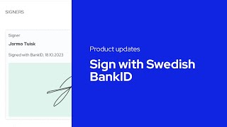 Sign Documents With Swedish BankID on Agrello Platform screenshot 4