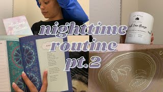 LET’S GET READY FOR BED PT.2| NIGHTTIME ROUTINE: JOURNALING, REFLECTING &amp; DRAWING| thequalityname