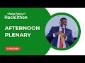 Afternoon Plenary | Naija Policy Hackathon 2023 | Dr Peter Ojo, Founder, Letter to AsoRock